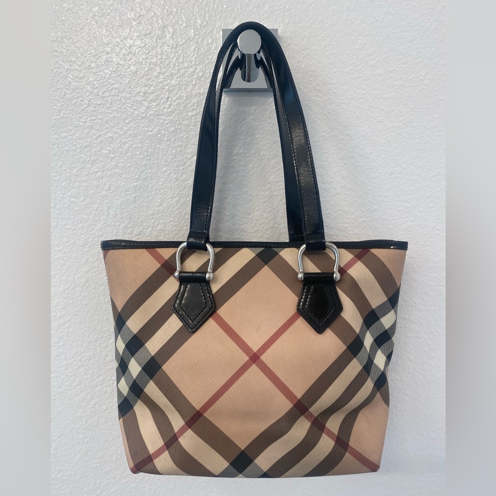 Authentic Burberry tote shoulder bag - Picture 3 of 9
